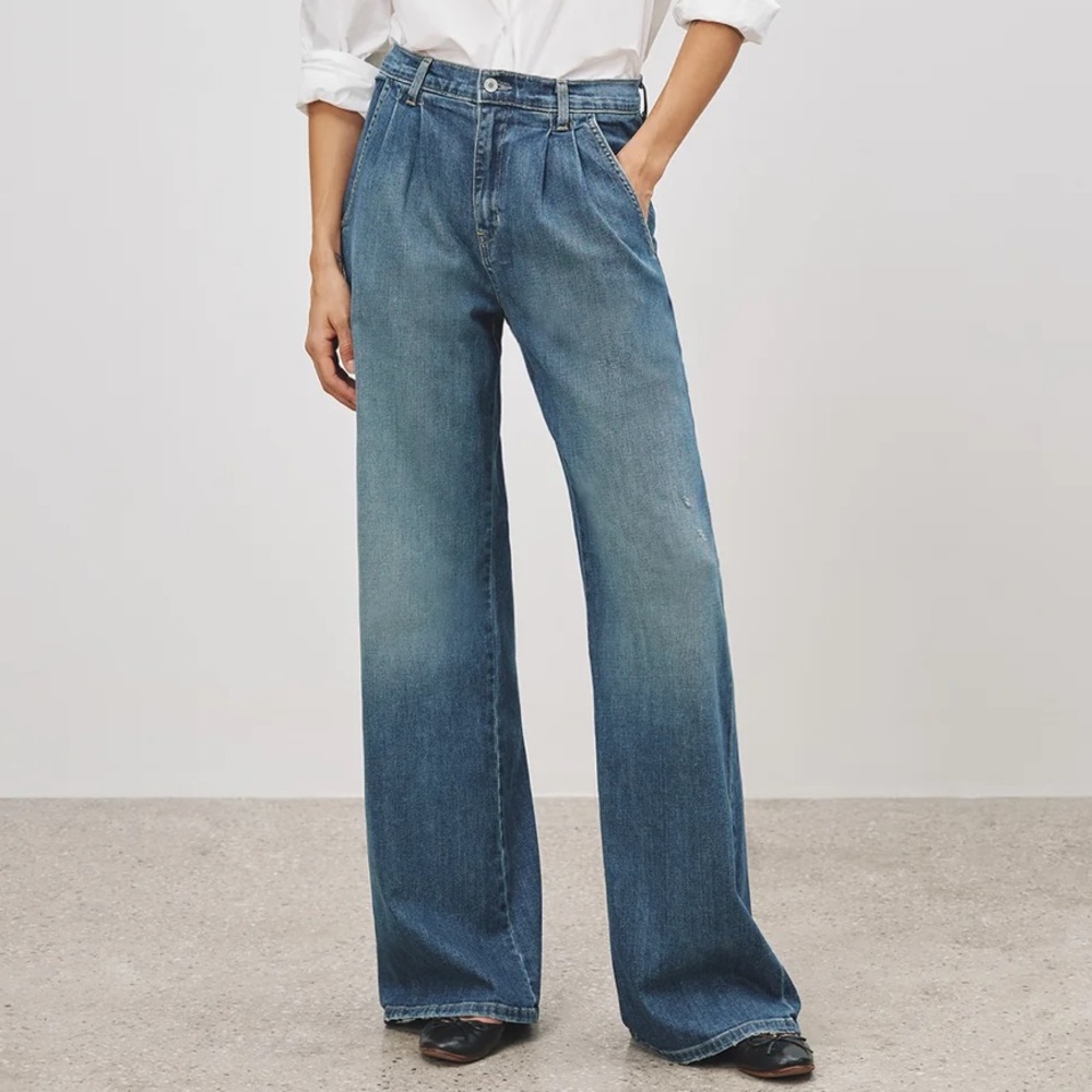 Nili Lotan Flora Trouser Flare & Wide Leg Jeans